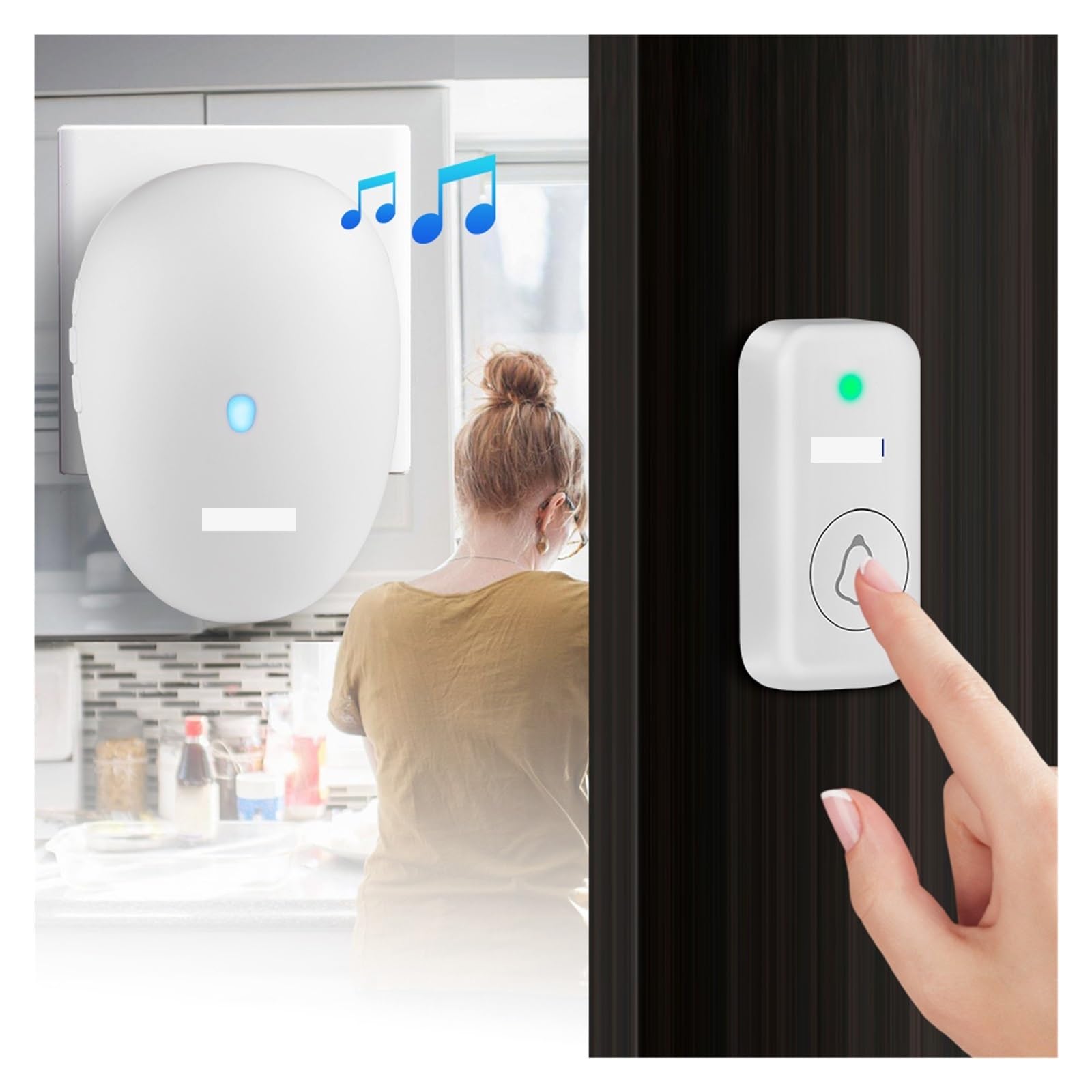 Campanello per esterni Smart Home Security Welcome Chime Kit 57 canzoni (spina UK)