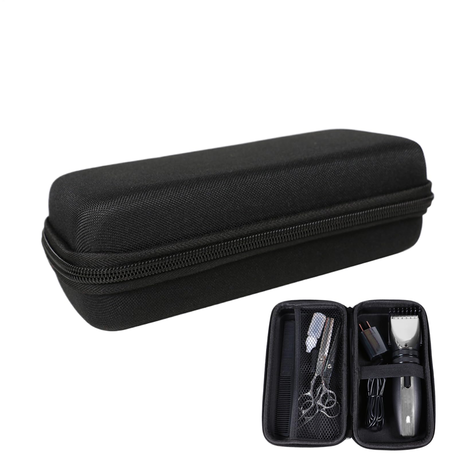 Organizator do strzyżenia włosów, etui do przechowywania maszynek do strzyżenia włosów, etui na fryzjera, twardy futerał na podróż, pudełko do trymowania włosów, przenośne pudełko do pielęgnacji