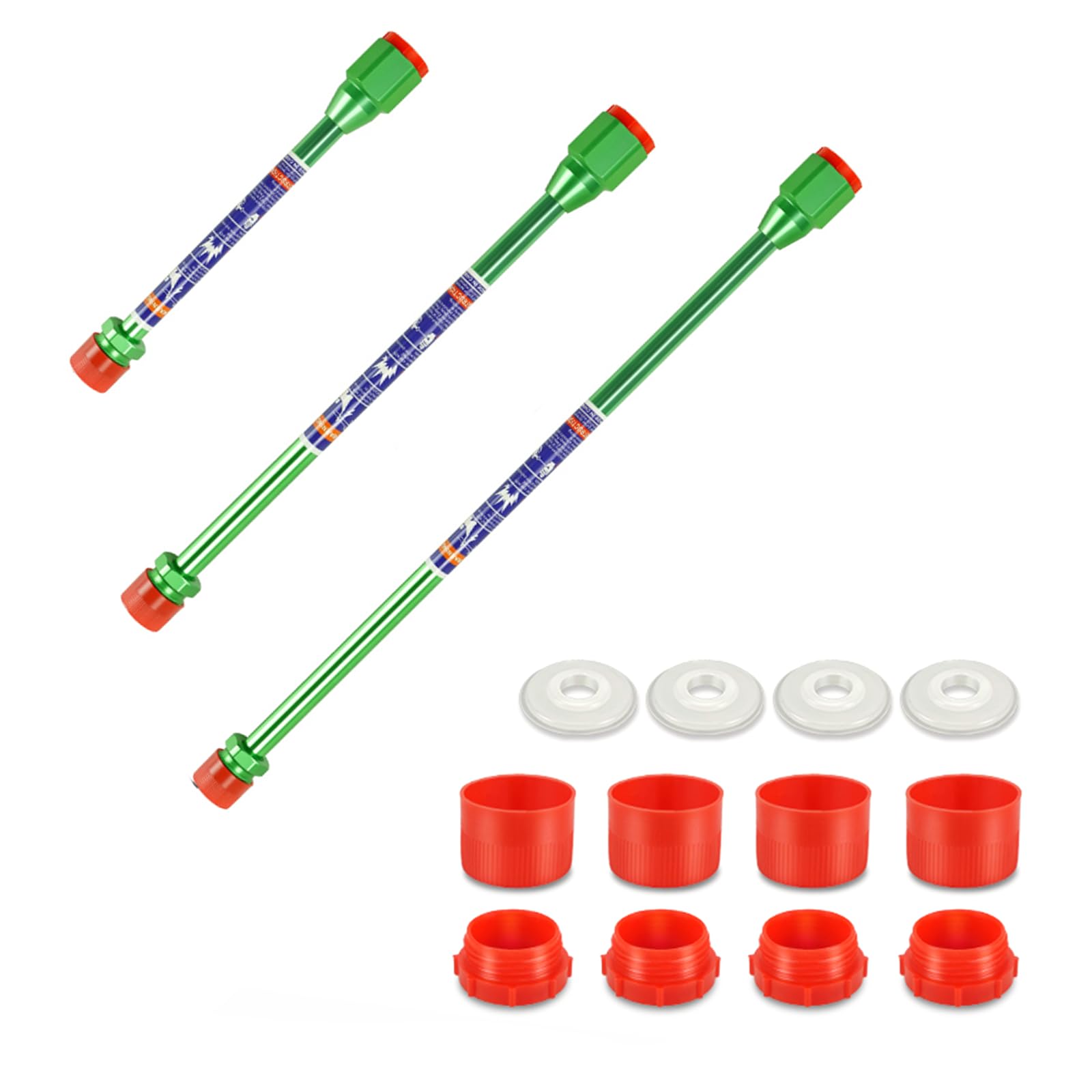 Pistolet pulvérisateur de peinture sans air - Extension de tige - Vert - 3 pièces