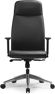 HIZLJJ Sillas de oficina del Ministerio del Interior sillas de escritorio de oficina silla de bebé, con respaldo alto ajustable Escritorio de Ministerio del Interior y la silla, silla de la computador