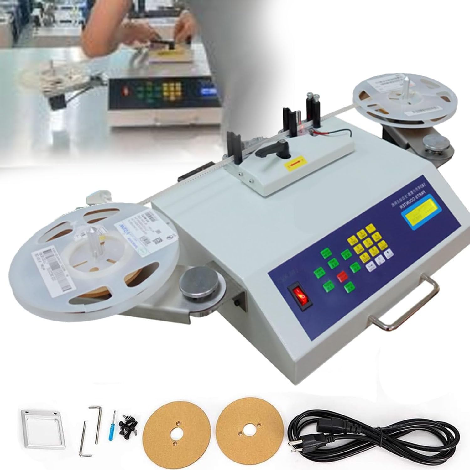 SaryEdge Component Counter, Components Counting Machine with Multiple Adjustments, -99999~99999 PCS Countin,