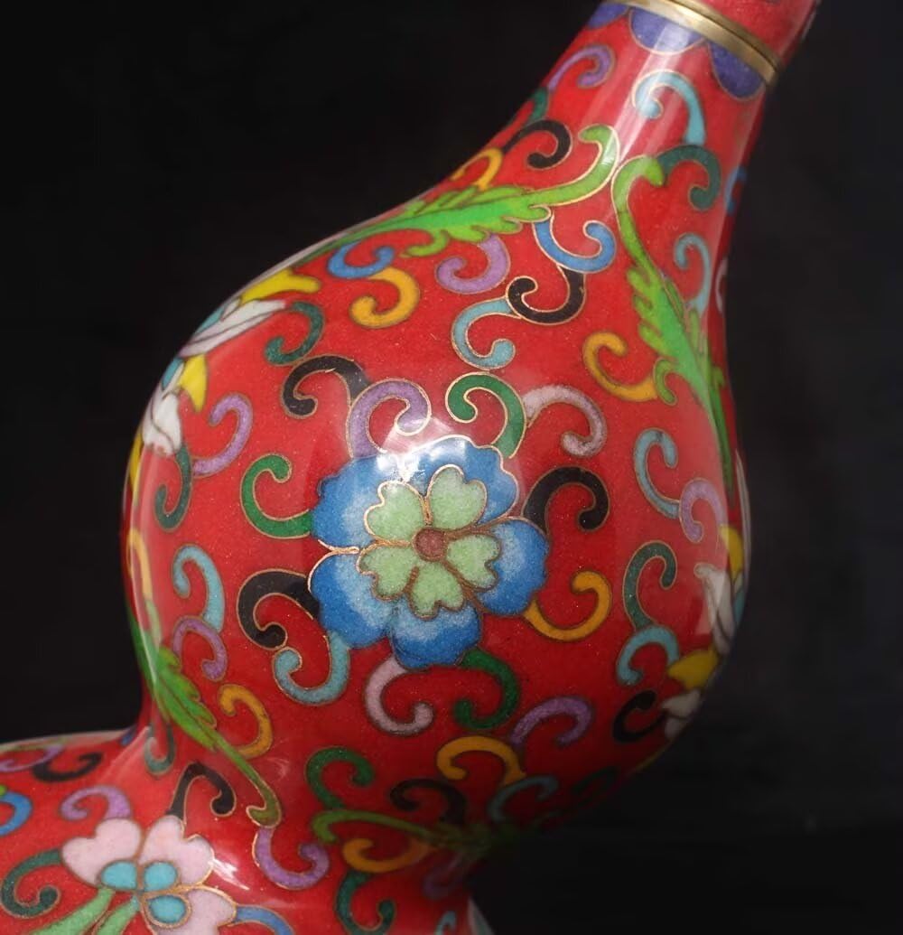 Feng Shui wystrój domu dynia mosiądz Wu Lou statuetka chińska rzeźba dynia miedź Wu Lou mosiądz Taoist Hu Lu tykalebass mosiądz biuro biurko 5