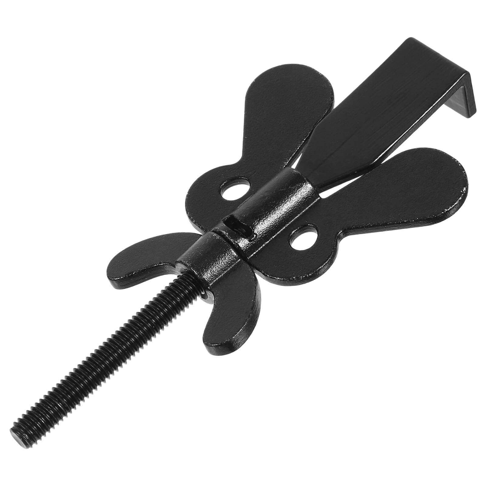 5 Pièces Verrou de Porte Portable Noir Butoir de Porte de Sécurité Compact Hôtel et Appartement Serrure Robuste Anti-ouverture Sécurité Maison et Voyage Compatible Intérieurères