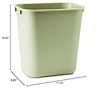 Vista 63 de Rubbermaid Commercial Products - Basurero de escritorio de resina plástica