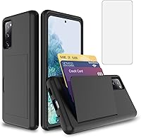 Vista 1 de Asuwish Funda para Samsung Galaxy S23 5G con protector de pantalla de vidrio templado y ranura para tarjetero, accesorios con función atril, cartera