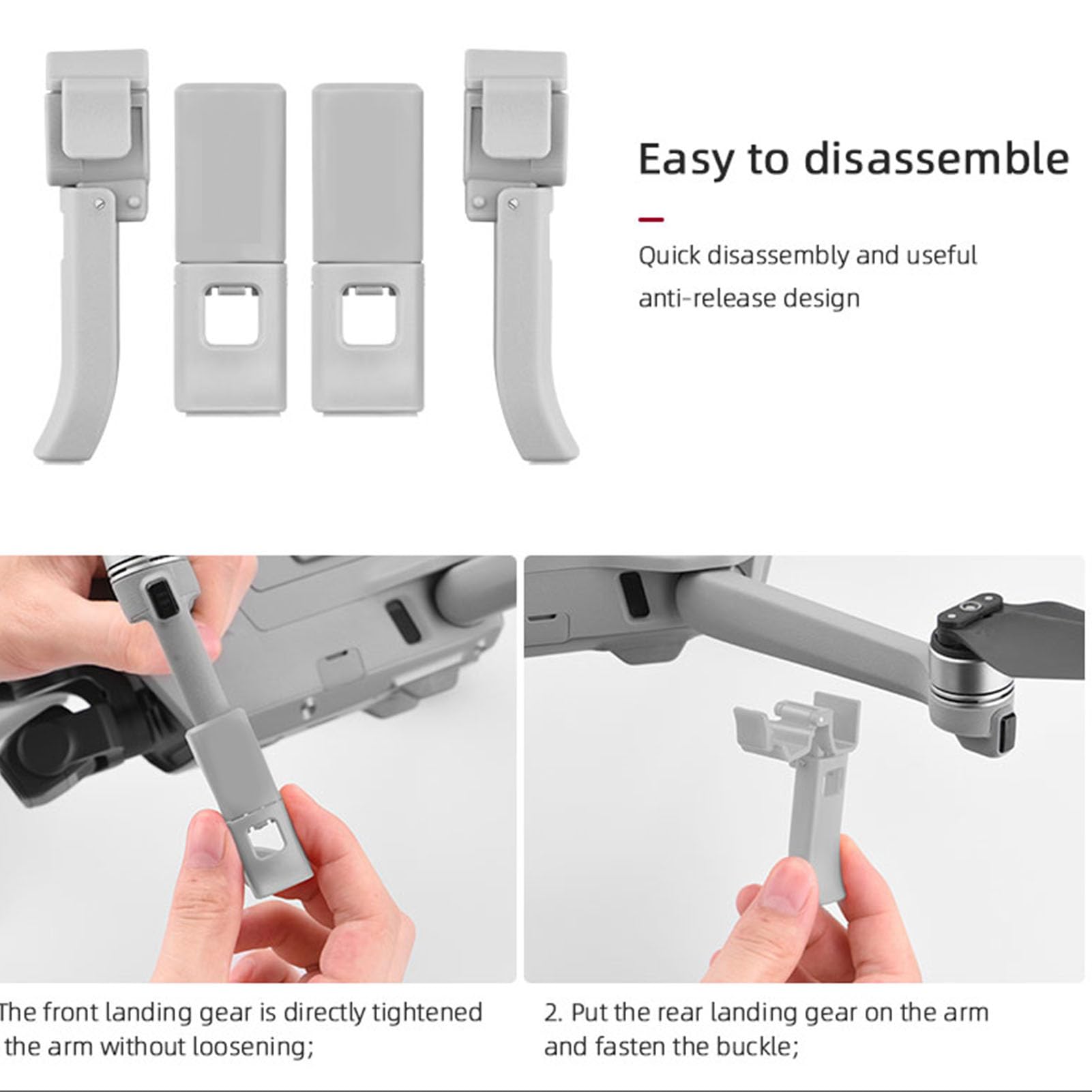 Dispositif de Largage de Utile pour Drone, Système Air 2 Airdrop avecD'atterrissage, Chargement USB, pour Livraison