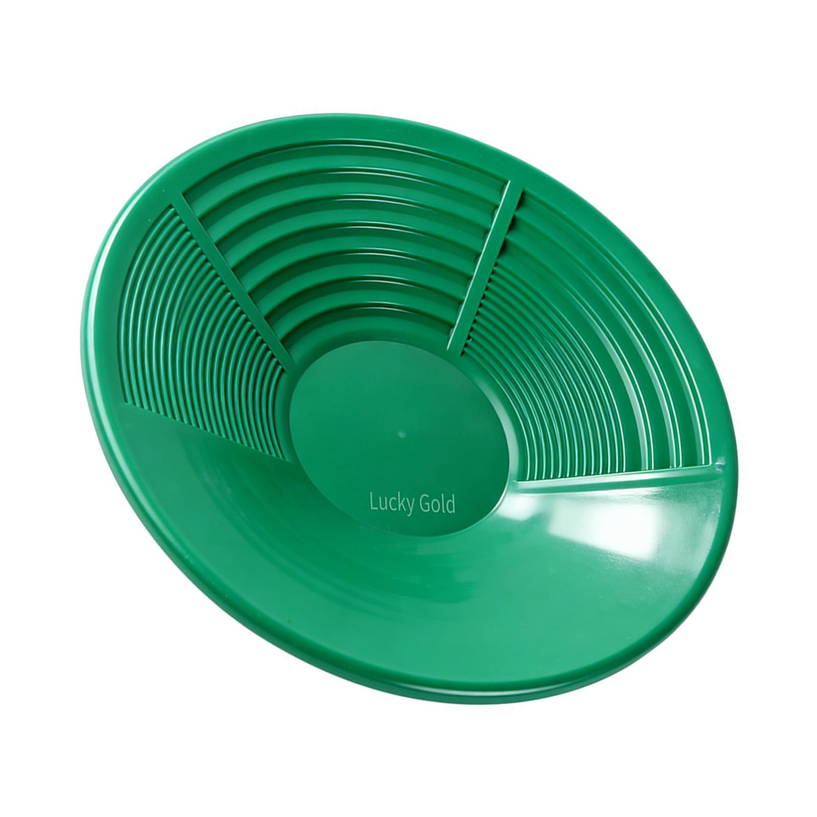 Lightweight Gold Pan 34cm Green Panning for Field Prepare Portability & Consistent Result in Turbulent Water Conditions Shallow Rut Gold Pan