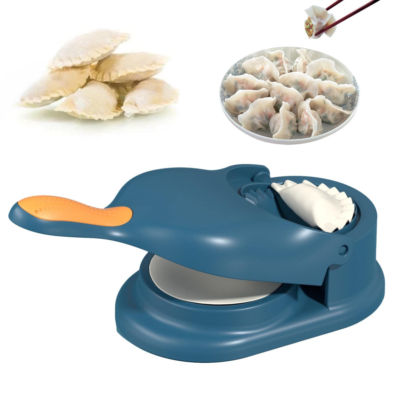 Macchina for Gnocchi, 2 in 1 Dumpling Maker, Macchina per Gnocchi E Ravioli, Ravioli Cinesi Stampi Household Macchina per Ravioli, Manual Dumpling Skin Maker Stampi Make Dumplings Empanadas