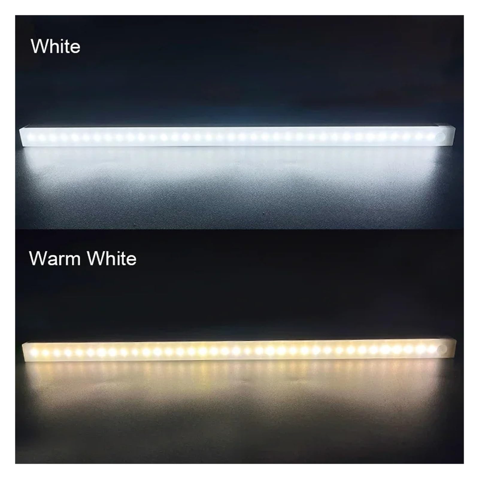 Luz Nocturna LED Inalámbrica Con Sensor De Movimiento, Lámpara Noche For Armario, Cocina, Dormitorio, Detector , Fondo For Escalera Y Satisfacer Necesidades Iluminación Sin Esfuerzo(Warm White,20cm)