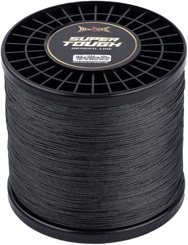 Miniatura 7 de HERCULES Línea de pesca trenzada súper resistente 4 hebras / 8 hebras, líneas trenzadas de 4 libras - 160 libras, 150/300/500/1000 yardas para agua
