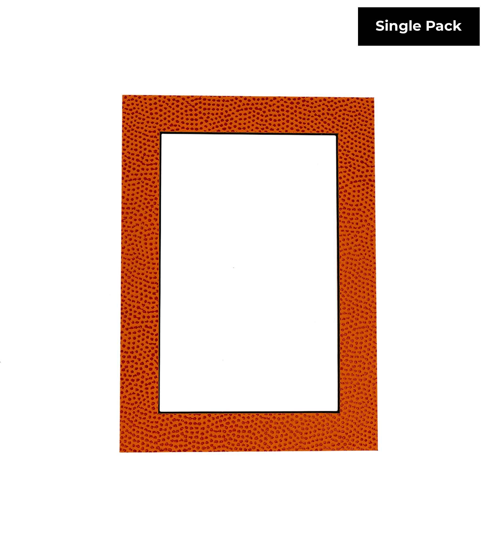 12x18 Mat for 11x14 Photo - Precut Basketball Texture Picture Matboard for Frames Measuring 12 x 18 Inches - Bevel Cut Matte to Display Art Measuring 11 x 14 Inches - Acid Free ONE MAT