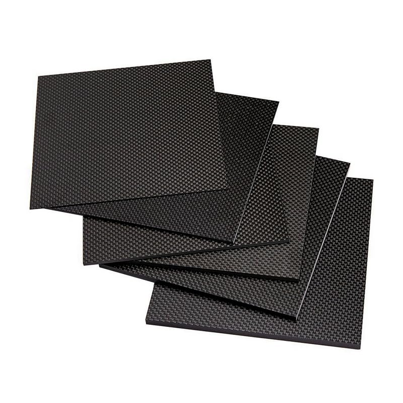 1PCS 200X300MM Thickness 1-5MM Matt Surface Carbon Fiber Board Twill Plain Carbon Fiber Plate Carbon Fiber Panel Board (3MM, Twill)