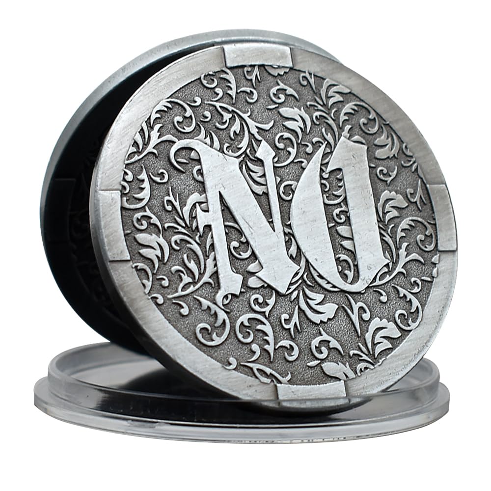 YES or NO Challenge Coin Metal Decision Coin Home Decoration Lucky Coin Collection