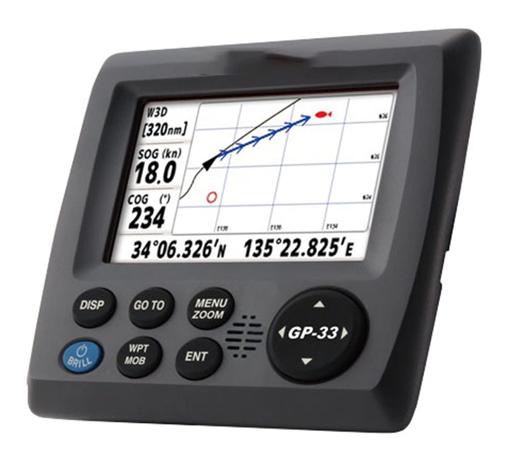 Strumentazione GP-33 4.3 '' LCD GPS GPS SBAS Ricevitore Marino Nave navigatore Marittimo Barca Pesca Elettronica di Pesca Comunicazione di Navigazione