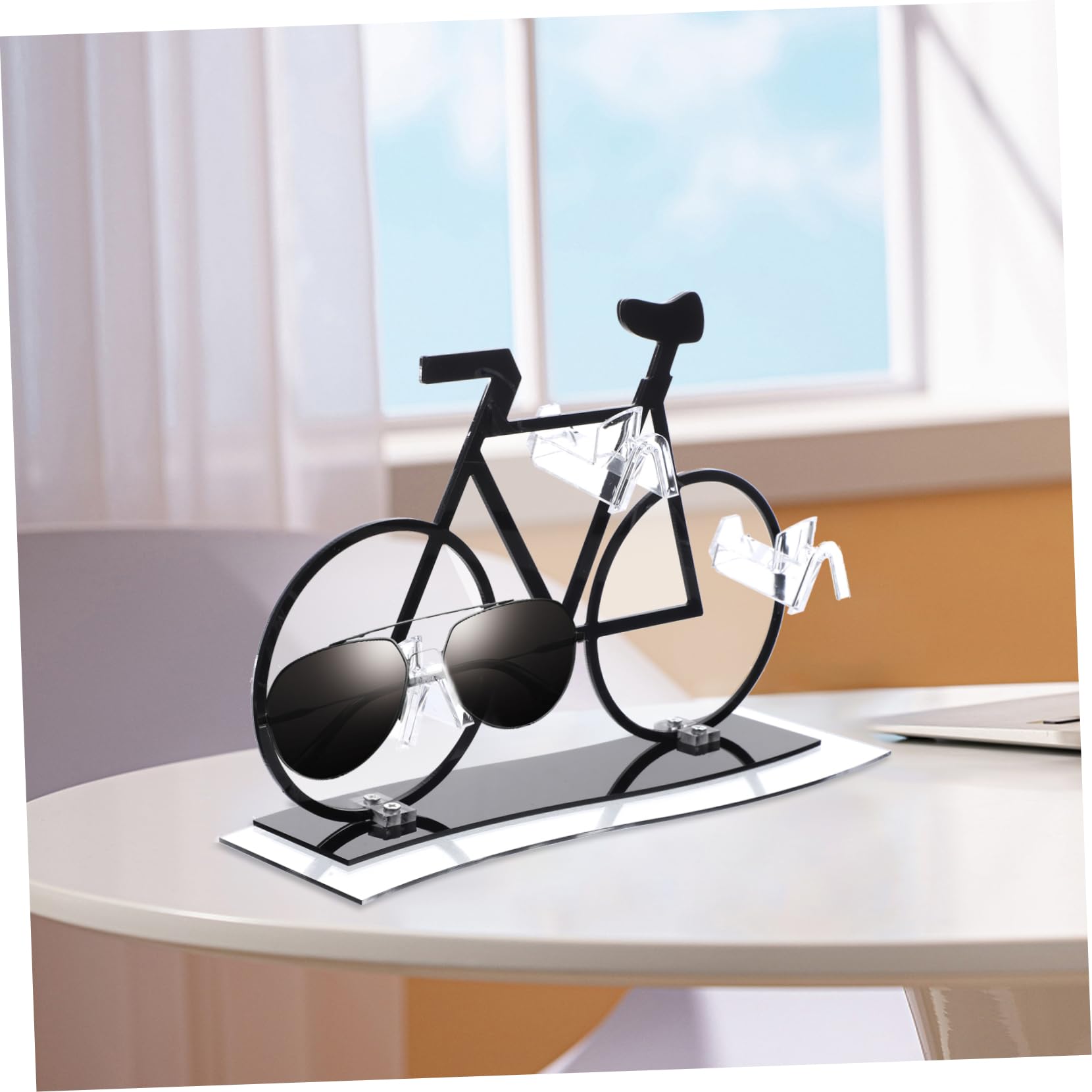 ABOOFAN 3 Pz espositore per occhiali montante per bicchieri in acrilico porta occhiali portaocchiali sunglasses occhialo da sole supporto organizer per occhiali da sole Espositore in
