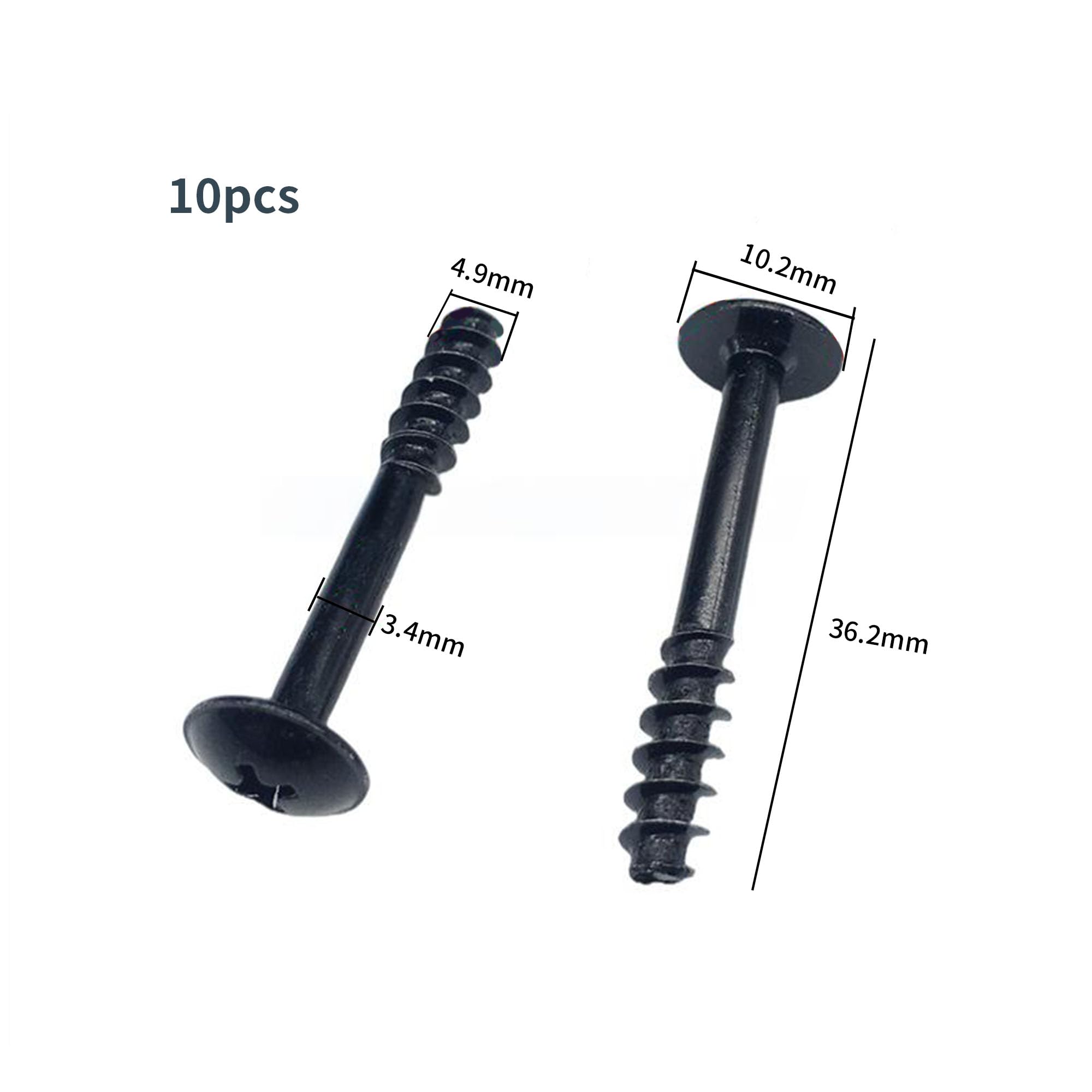 T2 bevestigingsschroef schokbreker onder N0101904, 6,30