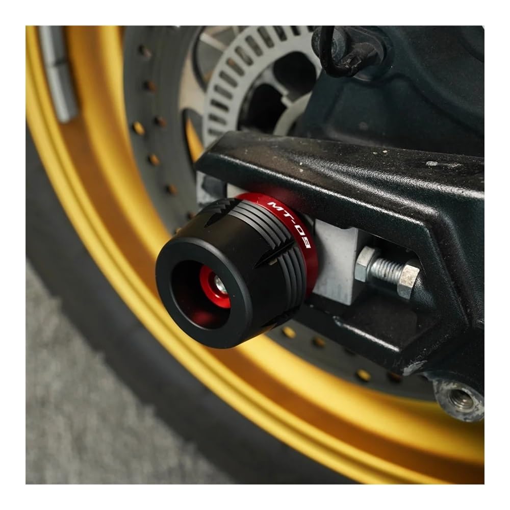 Bloc décoratif Chocs Moto pour MT07 MT09 MT03 MT 07 09 03 2014-2024 2025 Accessoires De Moto Curseur De Collision AV&Ant Arrière Roue Essieu Fourche Protecteur