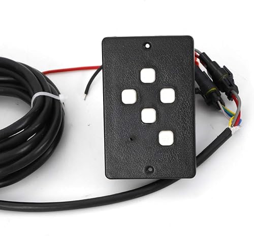 Miniatura 6 de Portabe - Foco marino, luz de búsqueda para camión, coche, barco, 100 W, 12 V, flujo de bombilla con control remoto de 360, luz de iluminación