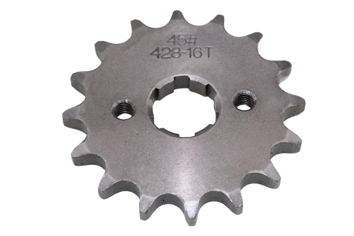 Trkimal Pignon avant de moto pour 50 cc, 70 cc, 90 cc, 110 cc, 125 cc, 140 cc, 160 cc, Dirt Pit Bike TaoTao Roketa Coolster Sunl Lifan Loncin ATV Quad 4 roues (20 mm, 428-16T)