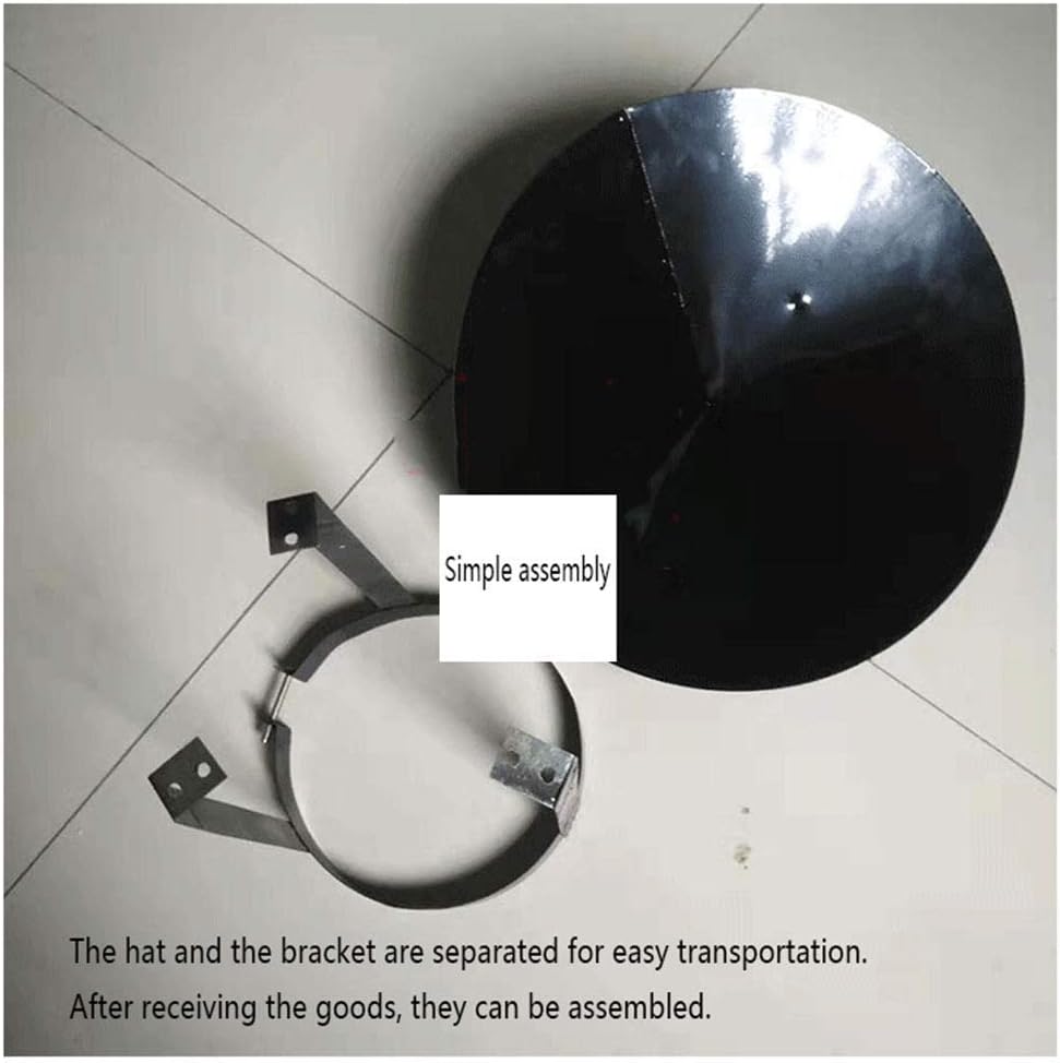 Chimney Cowl Stainless Steel, Ending Roof Cowl for Ducting Ventilation Cap Rain Hat (150mm)