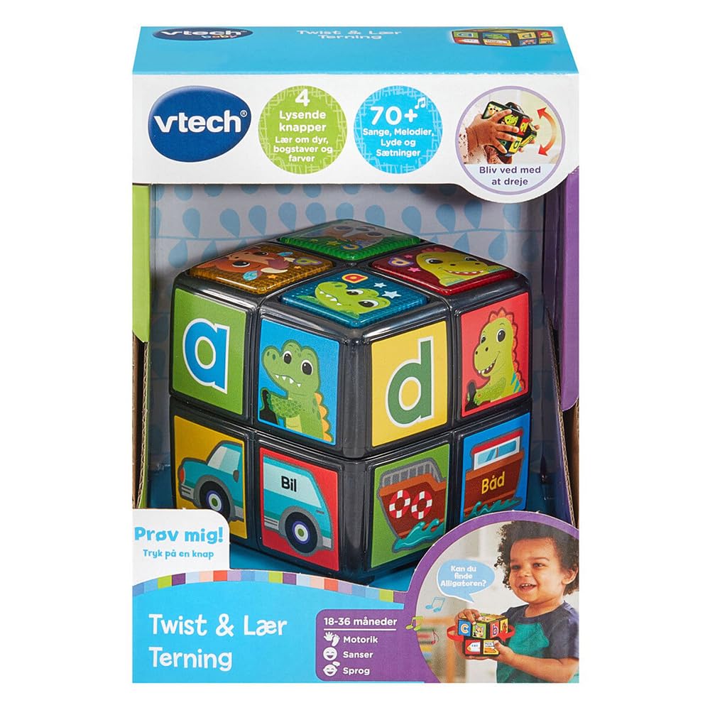 Vtech Twist & Teach Animal Cube DK