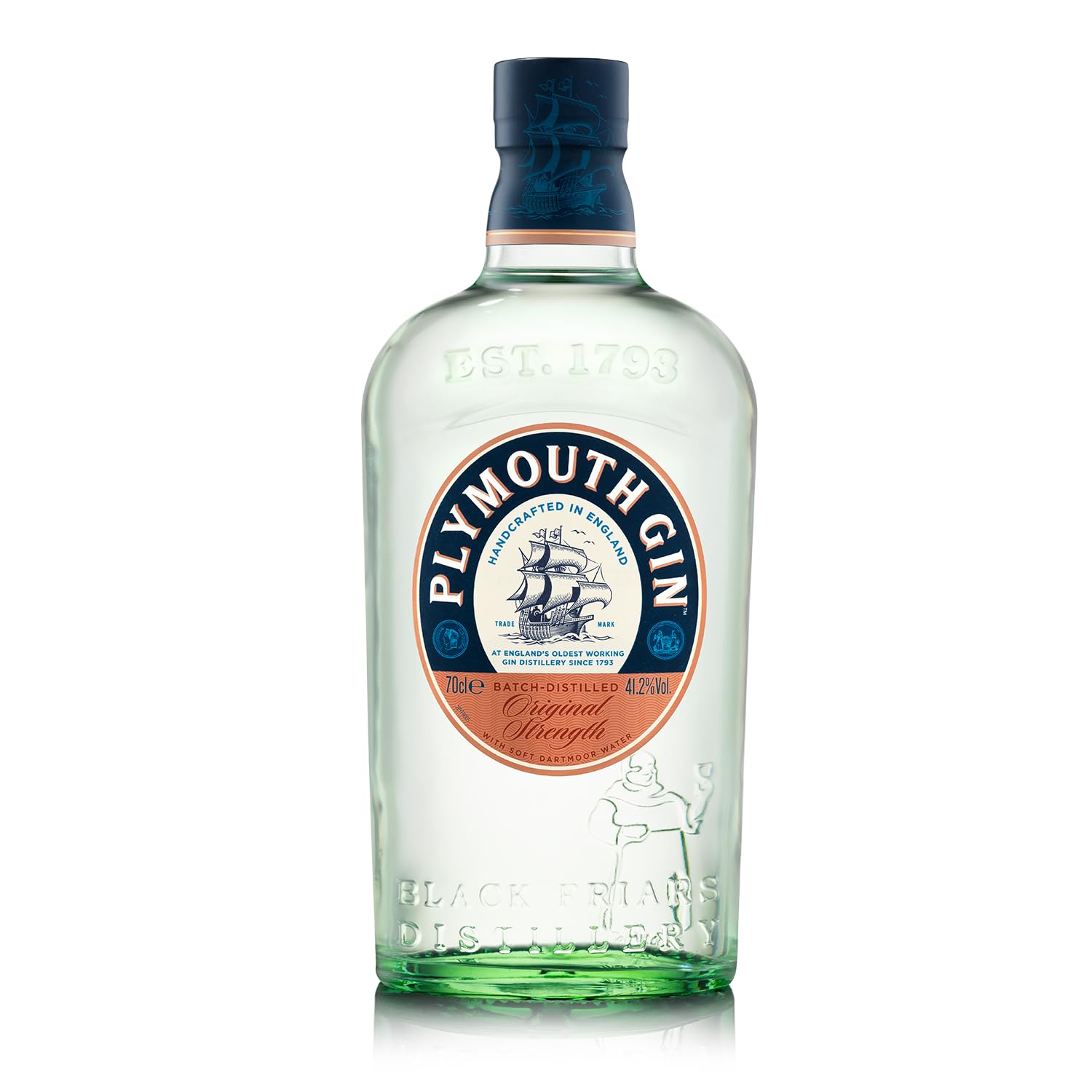 PlymouthOriginal Botanical Dry Gin, 41.2percent ABV, 70cl (Packaging may vary)