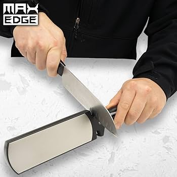 Amazon.com: Max Edge 5 In 1 Diamond Knife Sharpener with