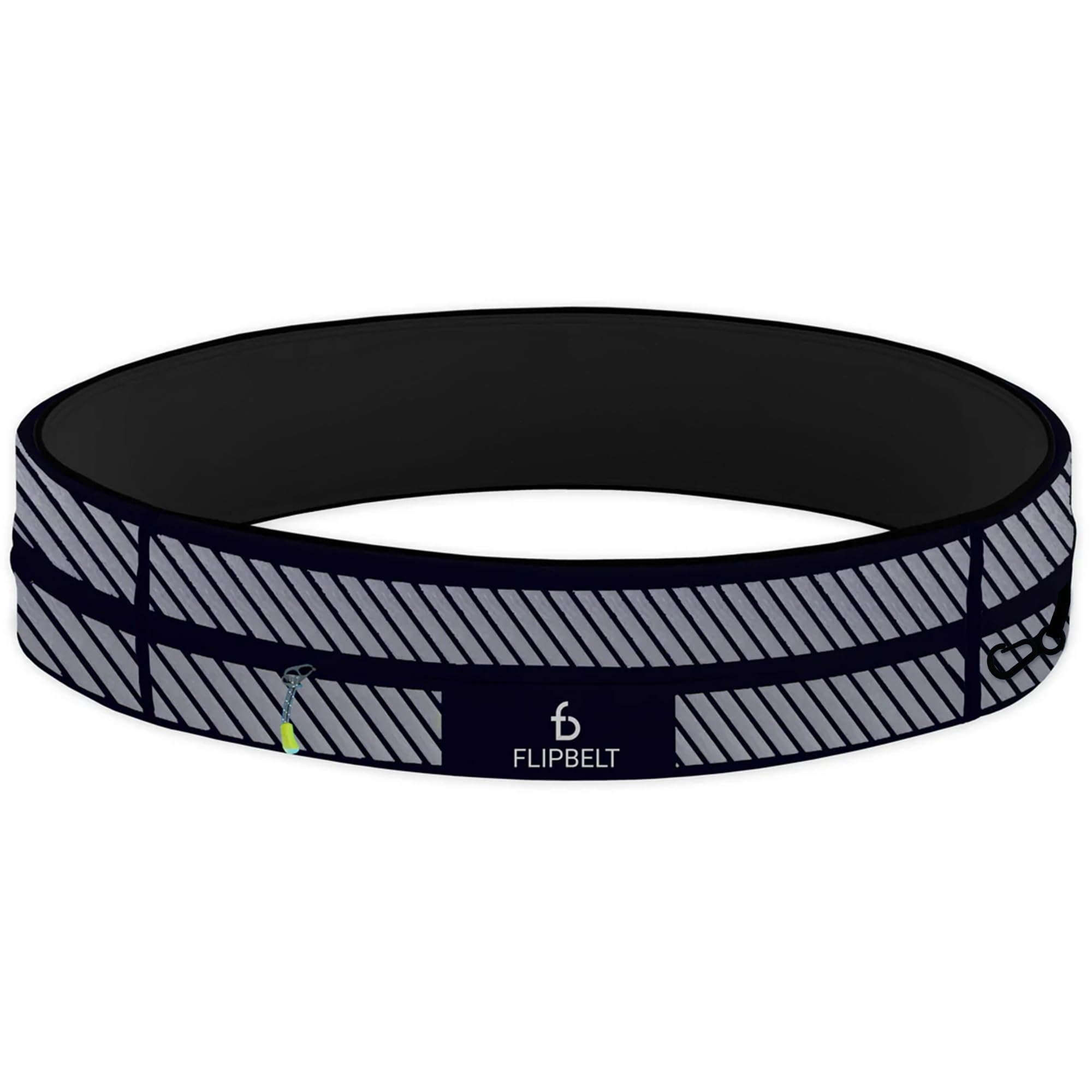 FlipBelt Zipper Running Belt, Waist Pack for Fitness and Running, US Company