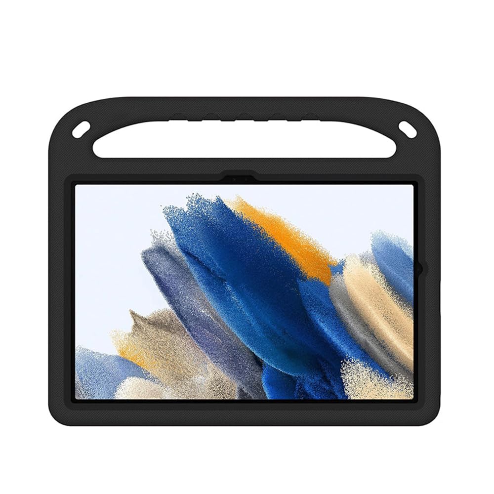 AmzerShockproof Lightweight Convertible Handle Stand Case for Samsung Galaxy Tab A9 Plus 2023 11 Inch (SM-X210/X216/X218) with Built-in Screen Protector, Galaxy Tab A9+/A9 Plus Case for Kids, Black