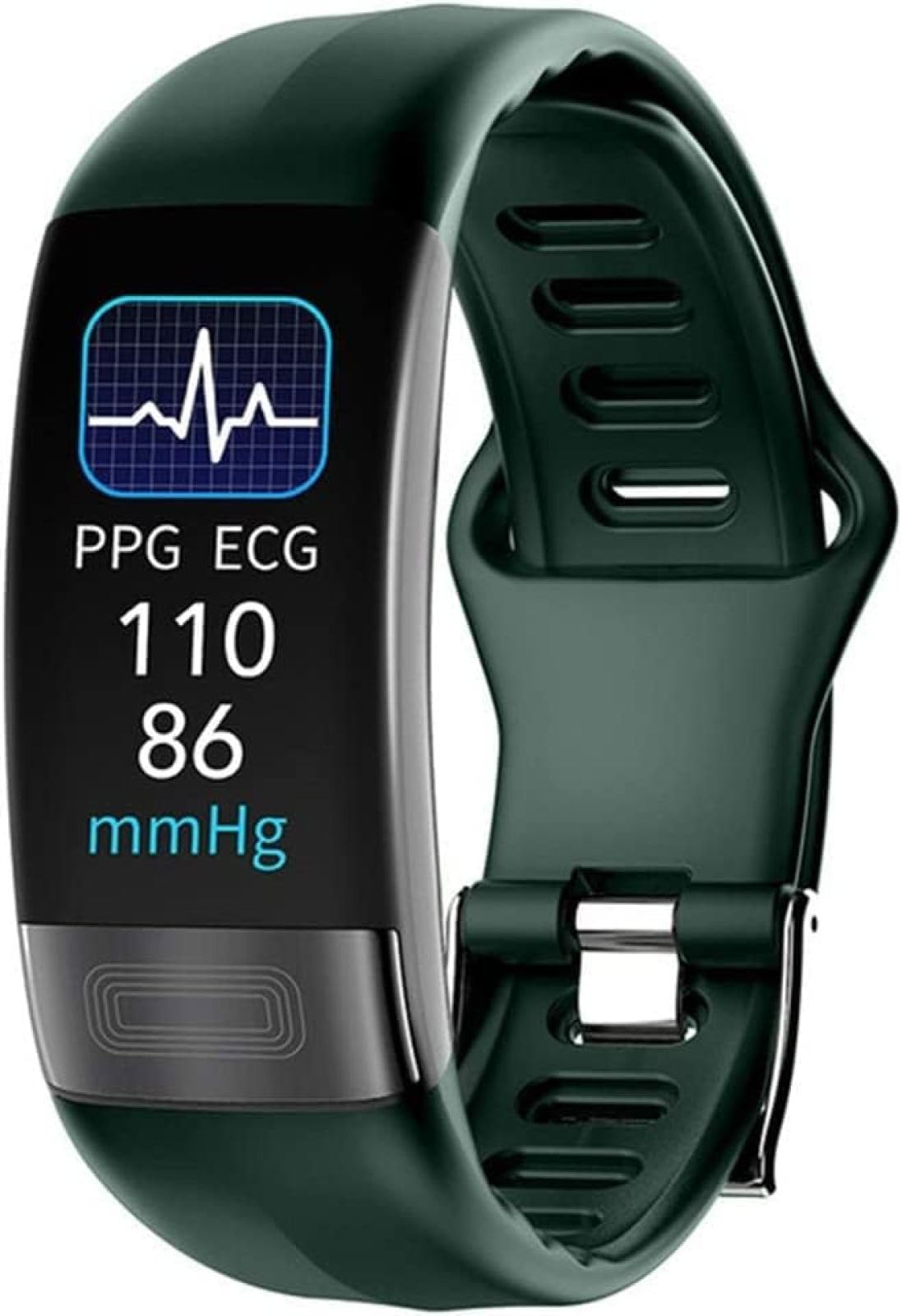 Orologio Intelligente con Rilevamento della Temperatura, Monitoraggio ECG + PPG, Frequenza Cardiaca/Pressione Sanguigna/monitoraggio Dell'ossigeno, Contapassi per Esercizi Promemoria Intelligente,
