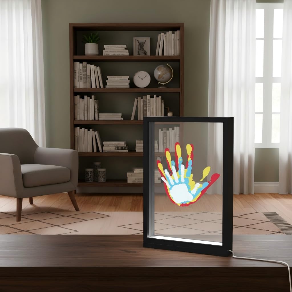 Marco de fotos con diseño de LED para varias personas, para el día de San Valentín, regalo conmemorativo creativo, personalización, noche cálida, decoración del hogar, recuerdo atemporal hecho a mano