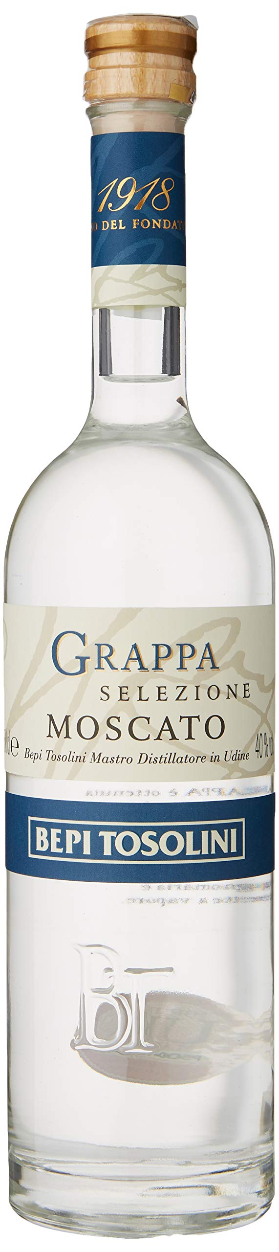 Bepi Tosolini Grappa di Moscato, 50 cl