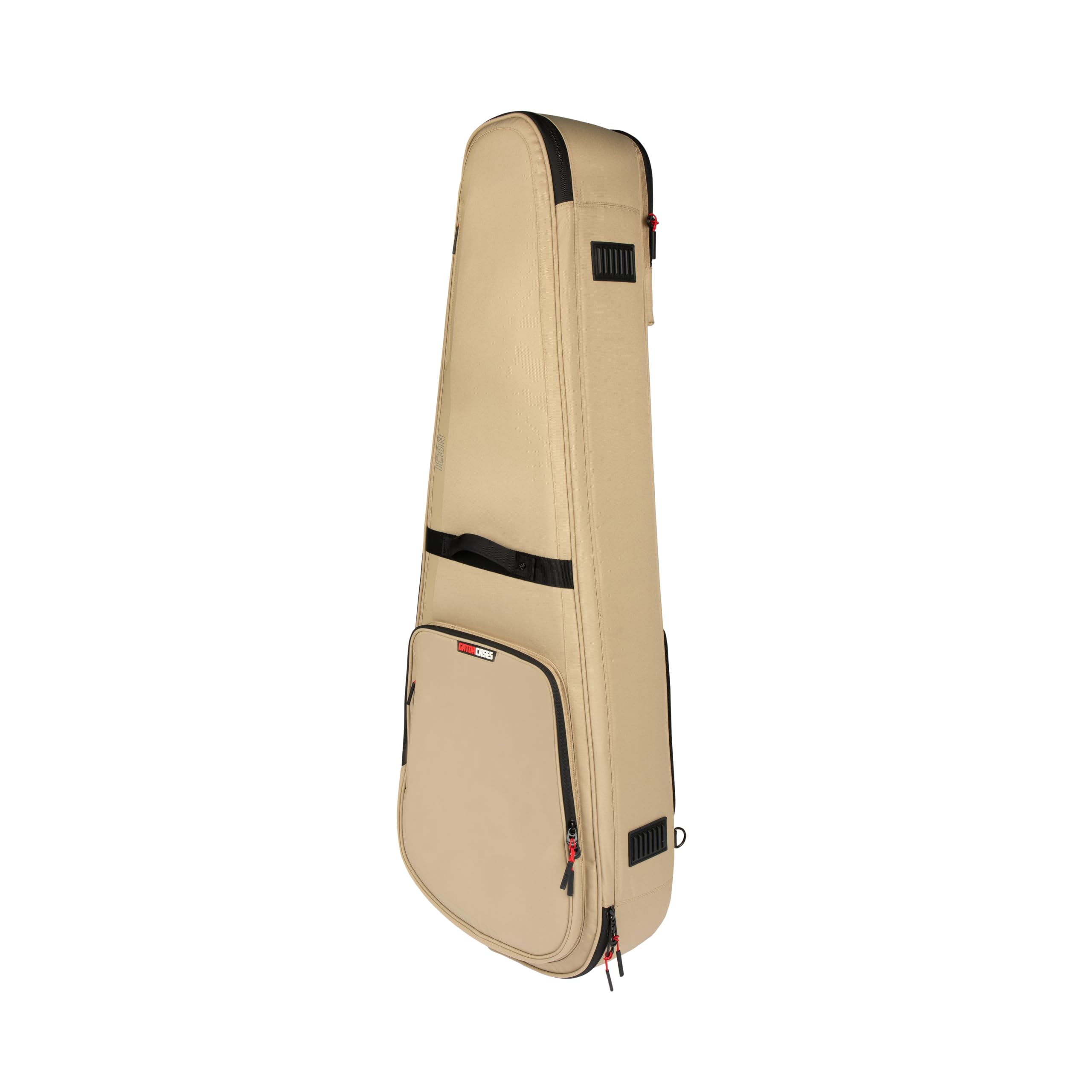 Gator Cases ICON Series Premium Weather Resistant Gig Bag for Acoustic Guitars with TSA Luggage Lock-Friendly Zipper Pulls; Khaki (G-ICONDREAD-KHK)