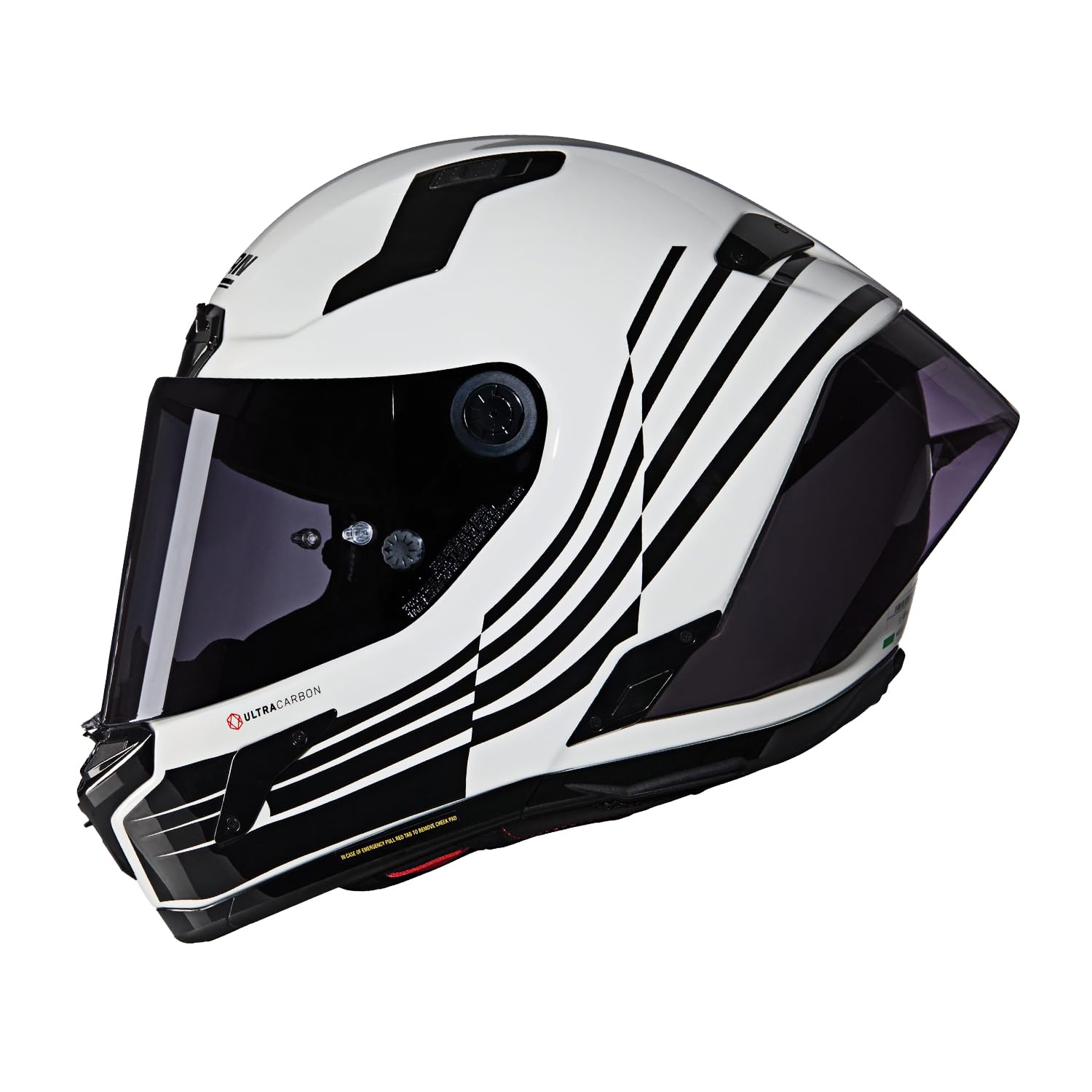NOLAN(ノーラン) バイク ヘルメット フルフェイス Xシリーズ X-804RS ウルトラカーボン ALA(WHITE/344) Lサイズ(59-60cm) 49824