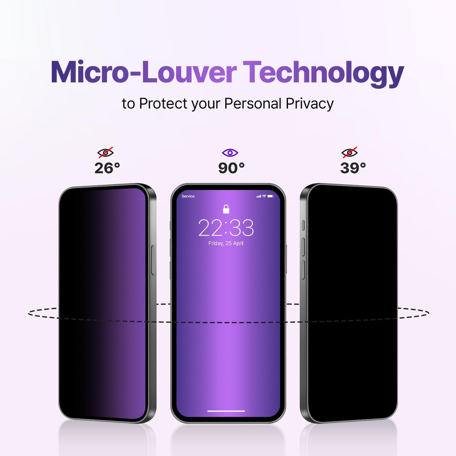COKER Folia ochronna na ekran do Galaxy S25 Ultra, odporna na zarysowania, odciski palców, odporna na pękanie, wrażliwa na dotyk, folia PET, blokada niebieskiego światła, łatwa instalacja