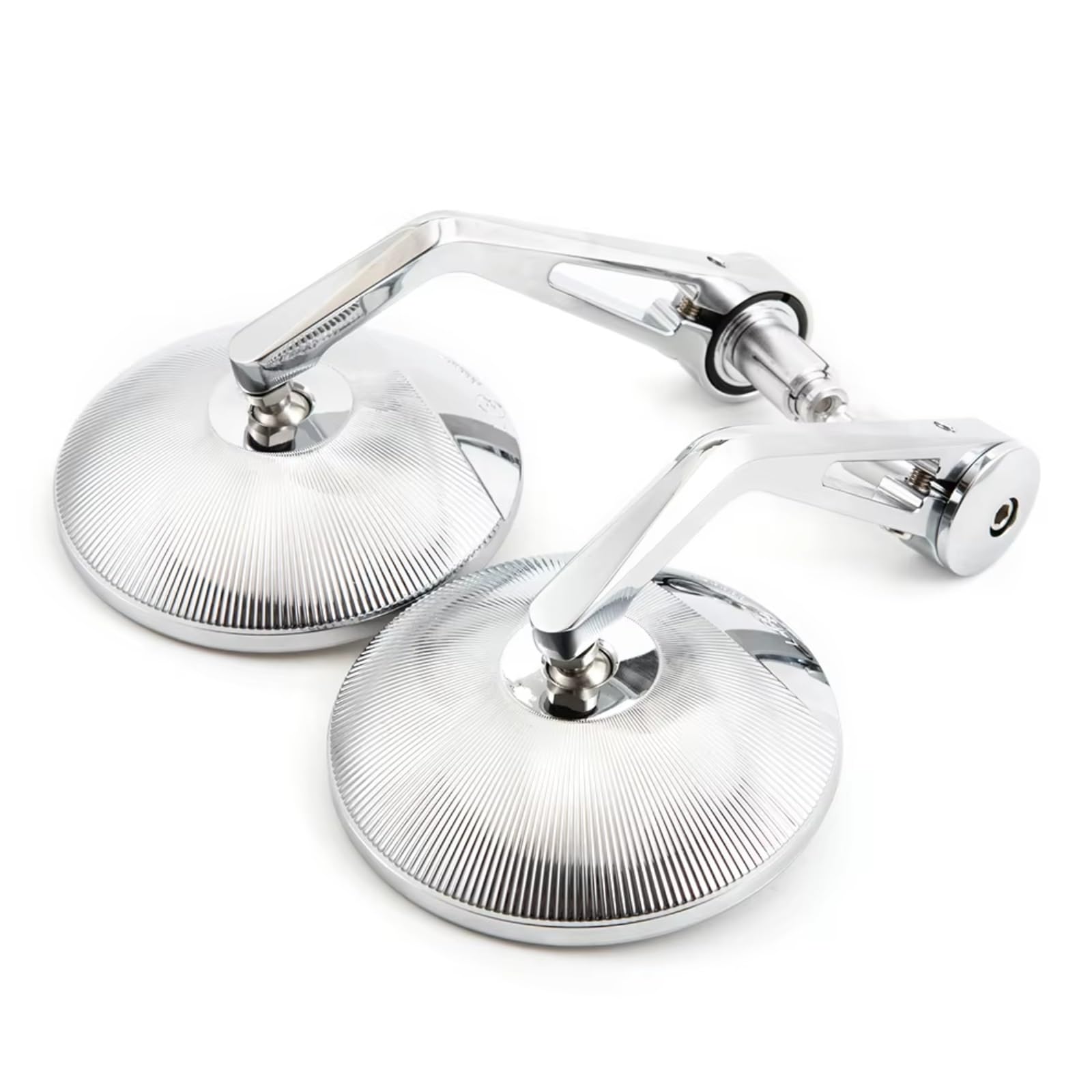 Motorrad Lenkerendenspiegel Motorrad Chrom Konvex 7/8 "22mm Lenker Spiegel Universal Rück Bar End Seite Spiegel Motorrad Rückspiegel Zubehör