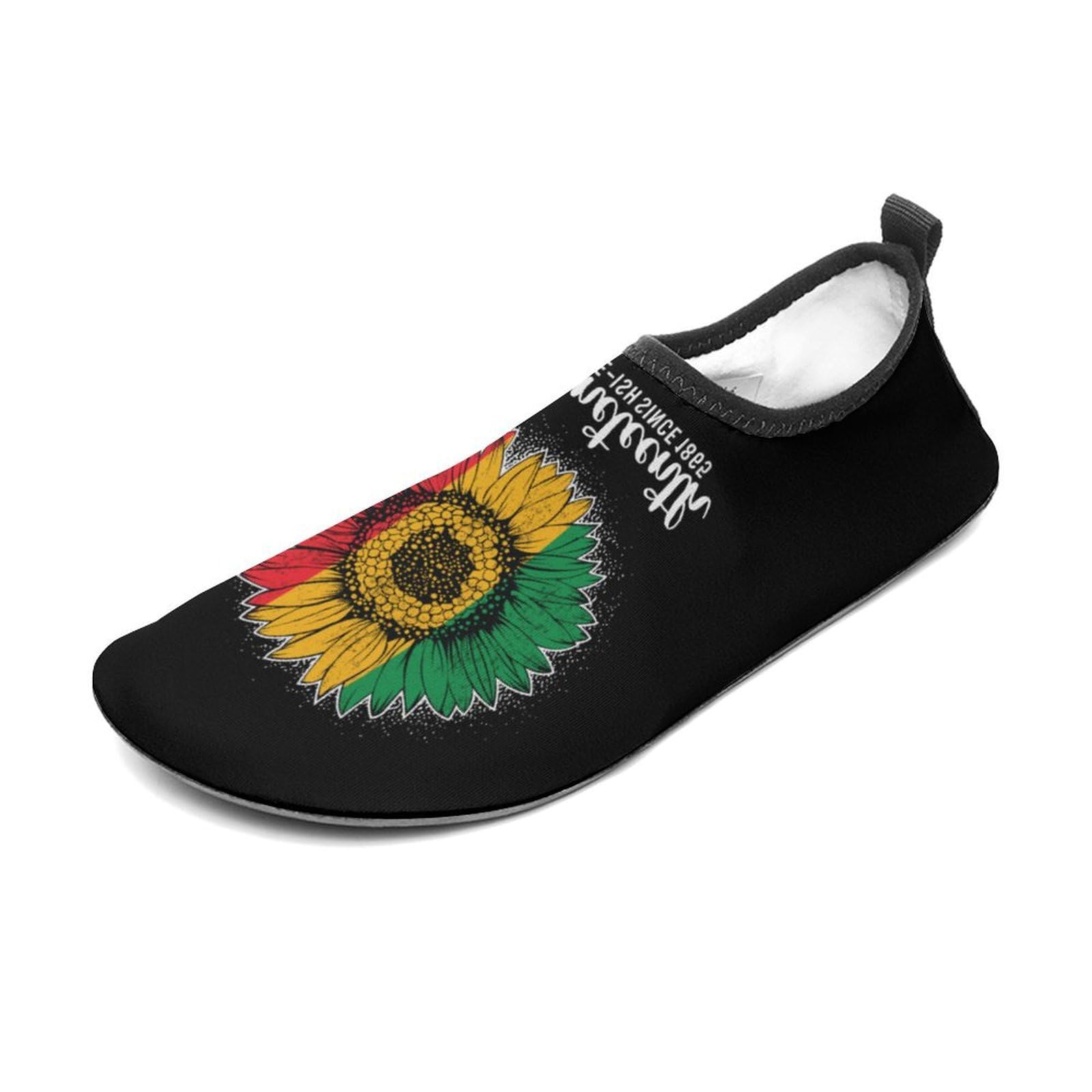 CSEMEIE Juneteenth Day Freedom 1865 Water Shoes Beach Shoes Aqua Socks for Women Men Swimming Yoga