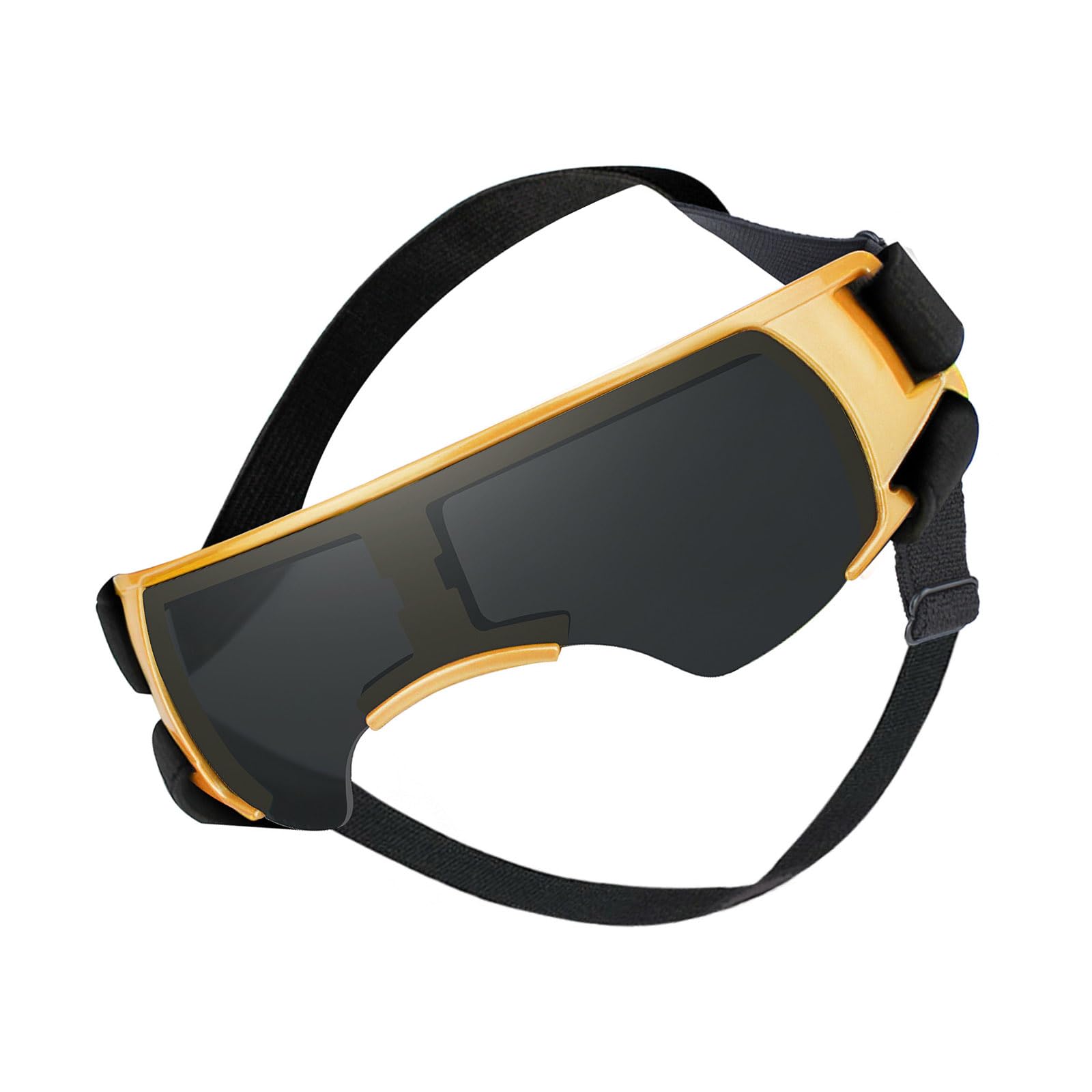 Xjdzineq Dog Goggles Windproof Eye Protections with Adjustable Strap for Outdoor Environment Dog Shades for Outdoor Activities