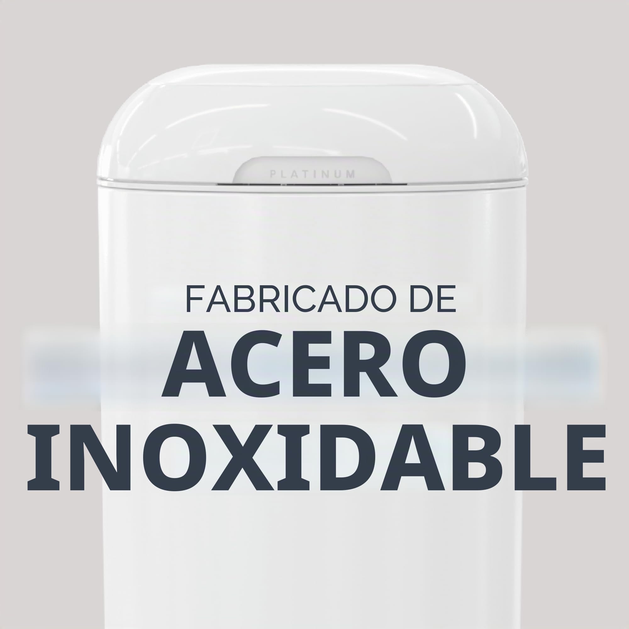 Diaper Genie - Cubo de basura con pañales (1 recarga Easy Roll, 18 bolsas) EU, Blanco Lys