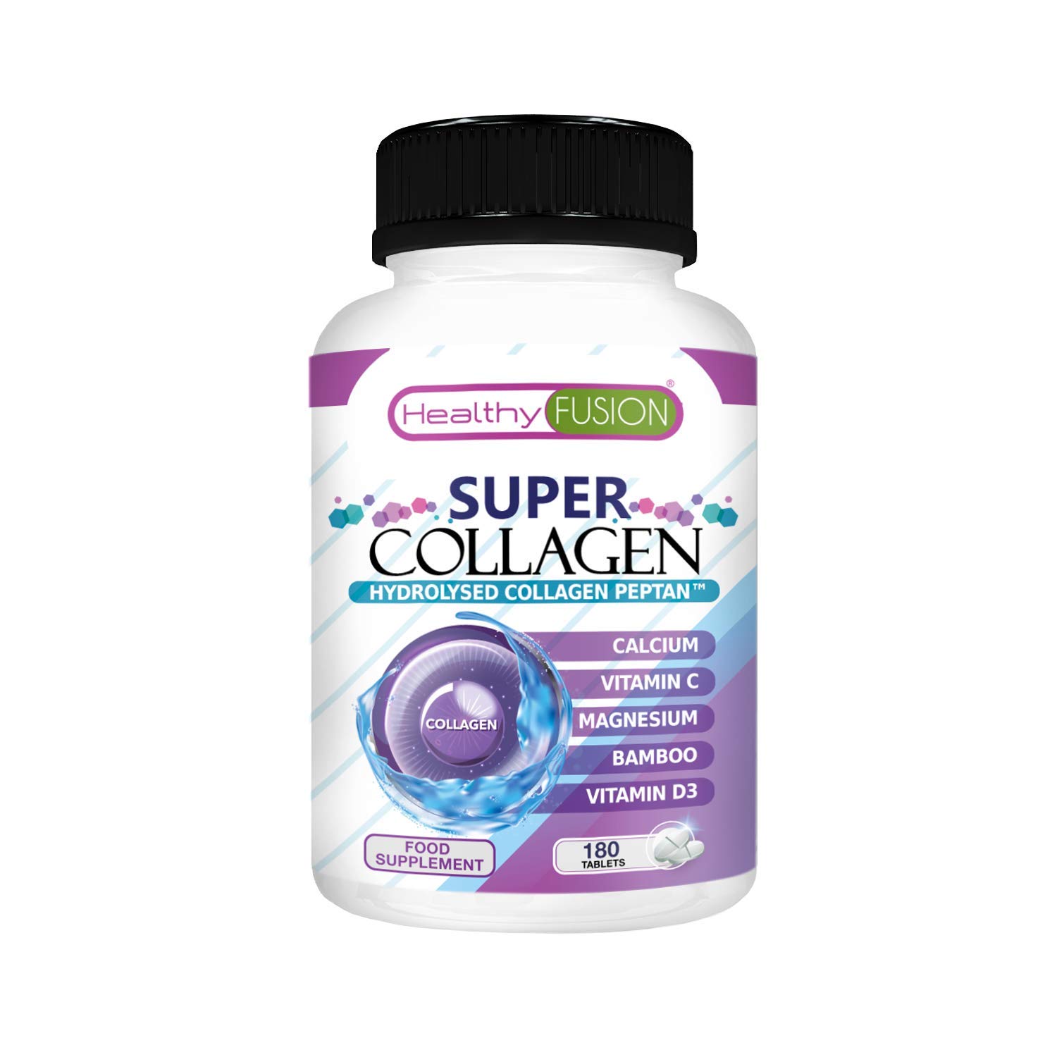 Buy Marine collagen supplement Marine collagen Peptan + bamboo