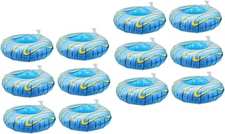 DOITOOL 12 Pçs Porta-Copo Flutuante Para Água Montanha-Russa Para Crianças Flutua Para Piscina Porta-Copos Inflável Para Bebidas Porta-Copos Flutuante Porta-Copos Inflável Porta-Copos