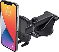 iOttie Easy One Touch 5 Dashboard & Windshield Car Phone Mount Holder - Universal Suction Cup Telescopic Arm for iPhone, Samsung, Google