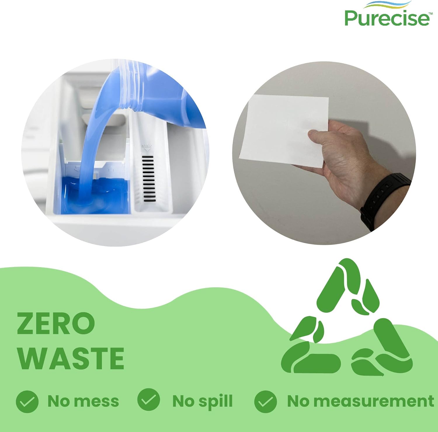 LAUNDRY DETERGENT SHEETS Unscented Mess-Free Eco-Kind Laundry Sheets - Allergy-Free & Biodegradable - Up to 60 Loads (30 Sheets) : Health & Household
