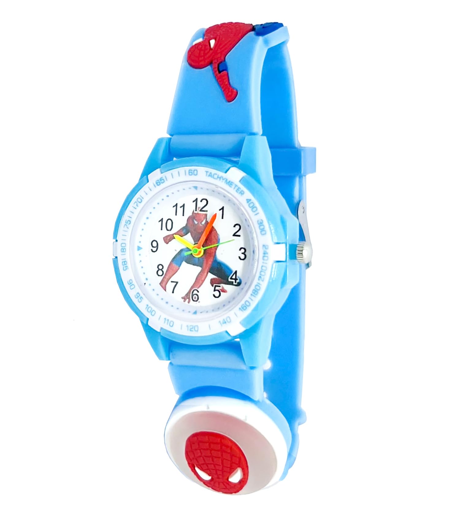 Time Up Analog Dial Printed Cartoon Strap Kids Watch for Boys & Girls (Age:3-10 Years) -RBT-SPIDY-X (Spidy-SkyBlue) (B0CZ9MD4P4) Amazon Price History, Amazon Price Tracker