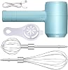 Electric Hand Mixer Egg Beater, Electric Hand Whisk - Lightweight Personal Electric Mixer, Handheld Egg Beater, Powerful Electric Kitchen Hand Mixer, Wireless Kitchen Accessories for Cooking