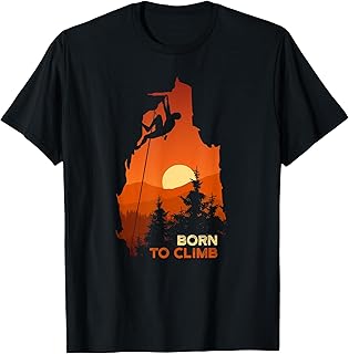 Born To Climb Bouldern Escalade Sport Escalade Libre Tyrol du Sud T-Shirt