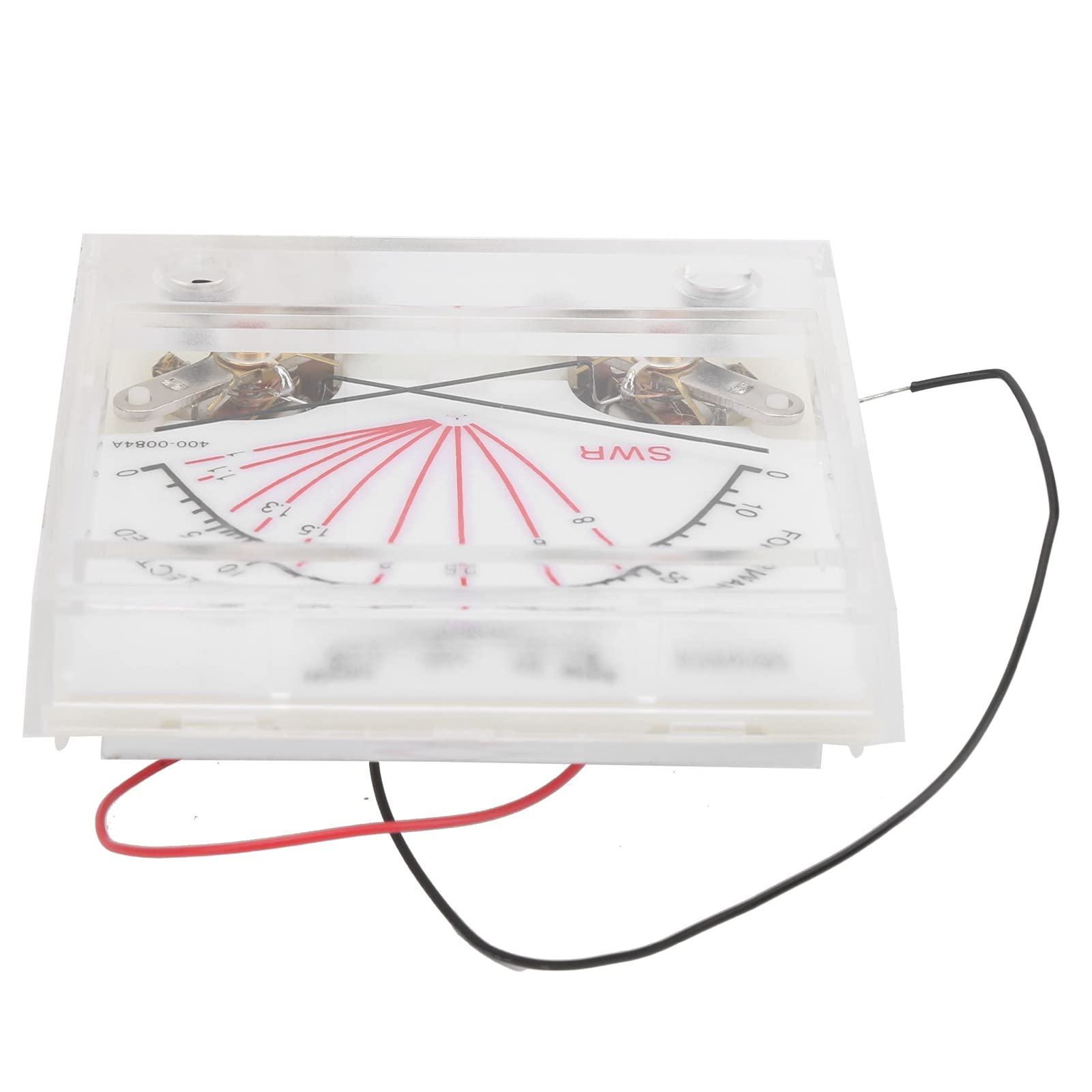 Misuratore di Potenza SWR, Misuratore a Doppio Puntatore, Misuratore di Watt Wattmetro SWR, Trasmettitore Misuratore di Potenza a Doppio Ago 60/300 W con Retroilluminazione per