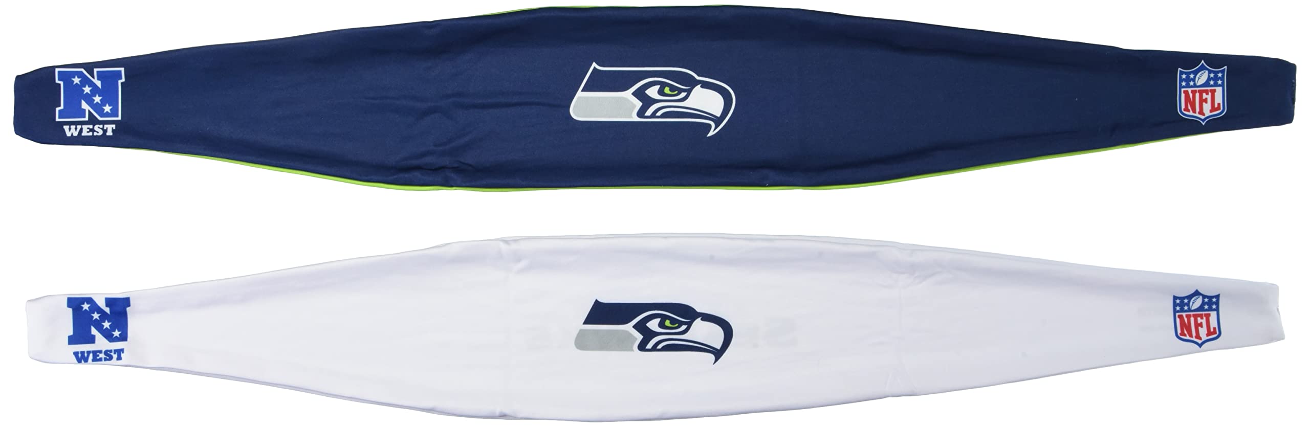 Littlearth NFL Unisex-Adult Reversible Tieback Headband Set | Home and Away Headband Set