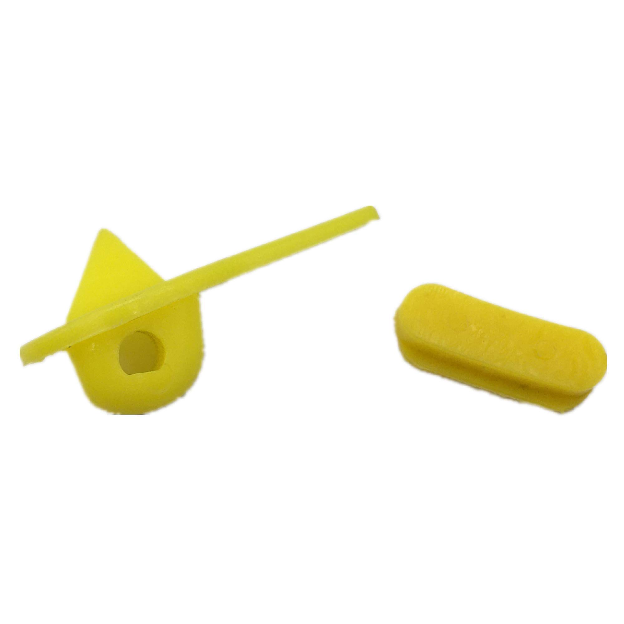 Ewandor Tire Changer Plastic Insert, Tire Machine Guard, Wheel Rim Protector for Mount Demount Duck Head, Tyre Repair Mounting Protection Accessory Kit, 6 Front + 6 Rear Inserts/Pack, 1 Pack, 12YCM