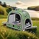 SOLAPOLLO Tragetasche für Papageien, atmungsaktiv, für Hamster, Reisetasche, Outdoor, Kaninchen, Igel, Vogel, tragbare Handtasche (grün)